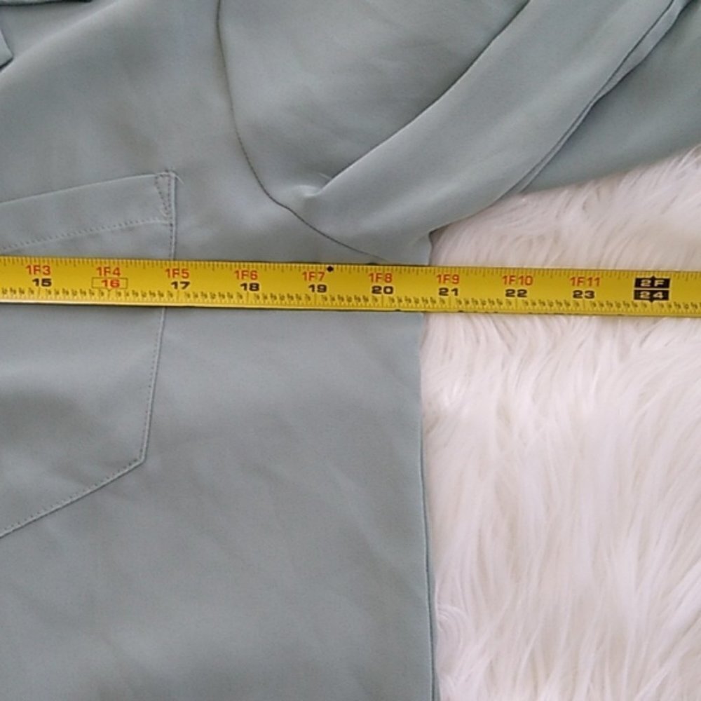 Who What Wear Long Sleeve Button Down Blouse - Picture 12 of 16